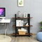 3-Tiers Bookshelf Industrial Bookcases Metal Frame Shelf Stand